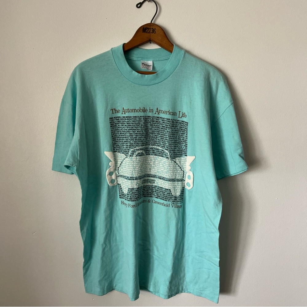 Vintage 80s Sherman Super Hi Cru Automobile America Henry Ford Museum Classic Xl